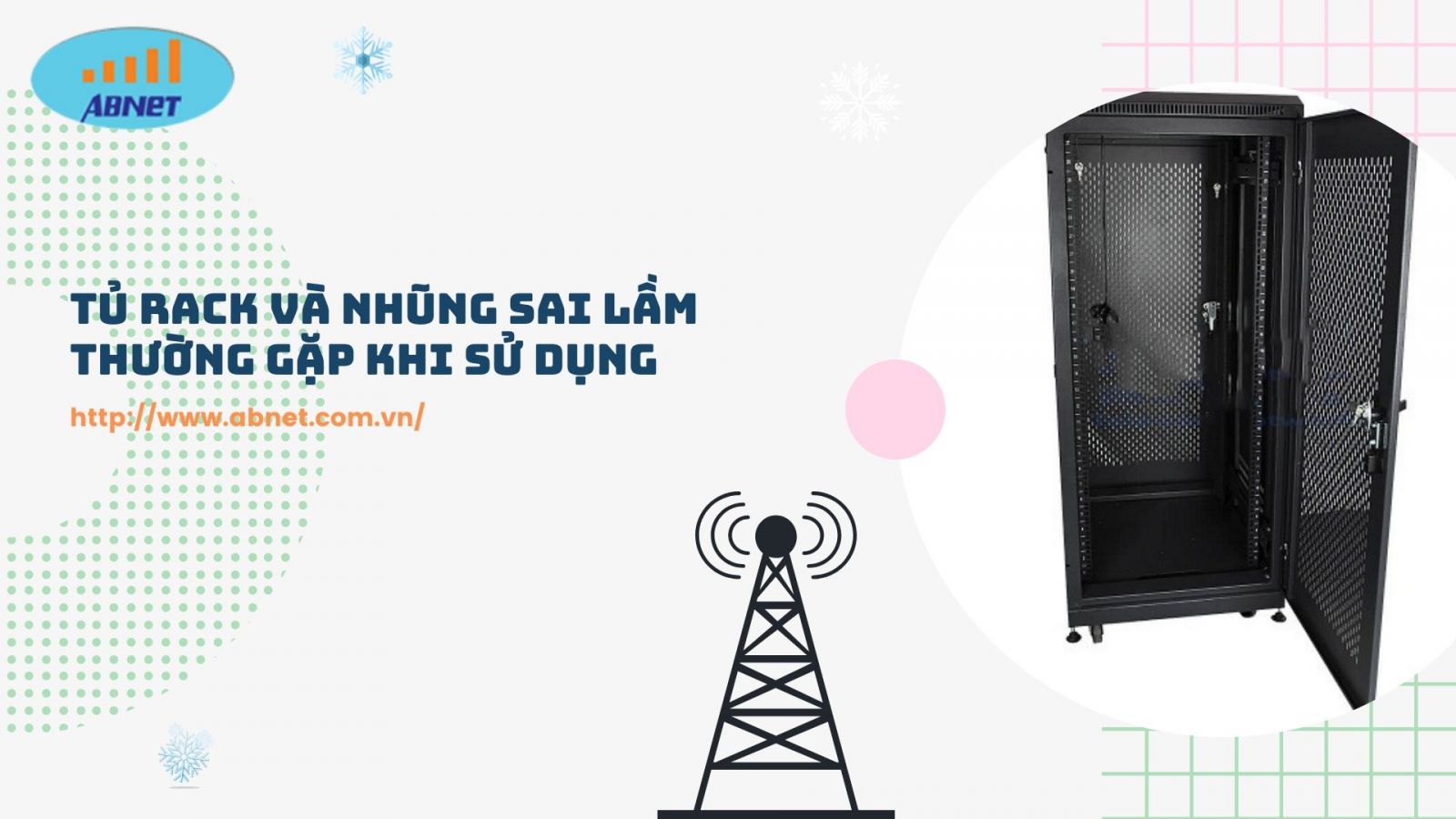 Những sai lầm khi sử dụng tủ rack